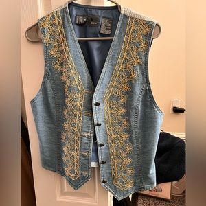 Vintage Liz Wear Women’s Denim Vest M